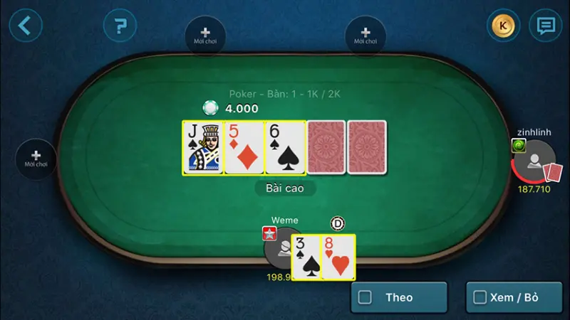 Cách chơi Poker online tính tiền như thế nào?