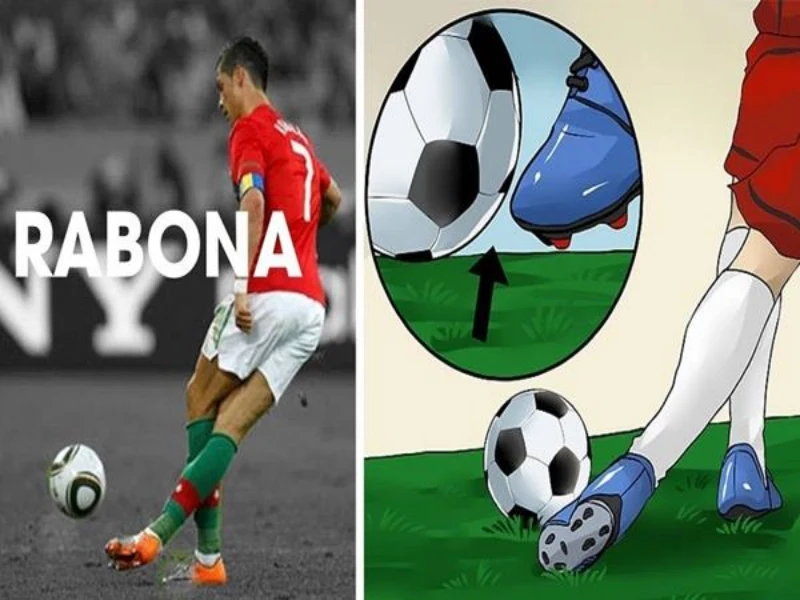 Ronaldo là cầu thủ sử dụng kỹ thuật rabona rất thành thạo